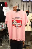 Korea Dongdaemun direct mail discount miniqueens womens printed crew neck casual T-shirt