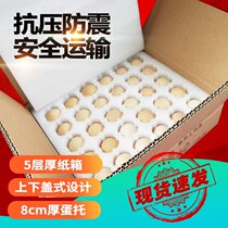 Shockproof egg box for gift delivery special thickened Pearl cotton Mail love egg drop box packaging filler