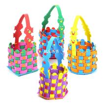 handmade material package EVA woven basket nursery area mate