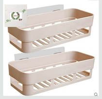 Containing case wall-mounted hanging wall Bathroom Toilet in Sticking Plastic Case Shelving Shelf Stiletto free kitchen