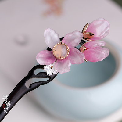 taobao agent Genuine design ethnic retro cheongsam, Chinese hairpin, ethnic style, flowered
