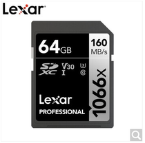 Lexar SD64G 160M 1066X High Speed Card Panasonic Canon Micro SLR Camera Memory Card 4K HD