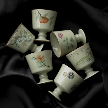 仿宋高足茶杯-仿宋高足茶杯促销价格、仿宋高足茶杯品牌- 淘宝
