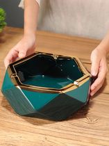 High-end gray tank light luxury extra large ashtray creative personality trend home 2021 living room fashion modern Bata cylinder