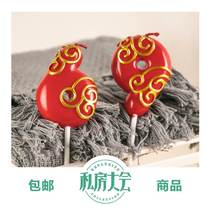 Wedding candleLifestyle Birthday Digital Red Candle Honfu Festival Cake Decoration Anniversary Accessories