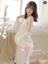 920 pregnant women Photo clothing rental new photo studio pregnancy photo hipster home casual gentle knitted skirt