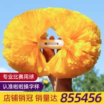 Cheerleading flower ball cheerleading flower ball cheerleading team hand Flower Dance performance hand holding flower