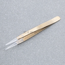 Color-free rubber head tweezers are not easy to scratch for taking pictures