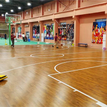 Sports wood floor Jetai indoor stadium basketball court badminton court maple birch wood grain special solid wood floor