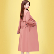 The Wind Coat Jacket Woman 2022 New Spring Dress High-end Brand Temperament is a long section of this years popular coat of clothing and winter exploits