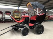 Explosive European-style wagon Christmas props carriage wedding photography props small dwarf horse sheep pull carts to customize