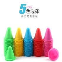 Road pile column Post windproof pattern special cone triangle cup road sign sign barrel indoor skates roadblock landmark
