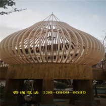 Curved square tube shape mall lobby aluminum tree column curtain wall door head ceiling fluorocarbon custom manufacturer