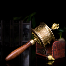 Eight Auspicious Eight Treasures six-character truth hand-cranked warp wheel meritorious wheel ultra-quiet Special Price