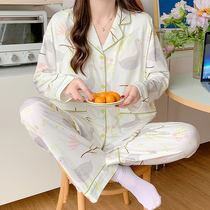 Yunmusi pure cotton confinement clothing thin section spring and summer pajamas for pregnant women breastfeeding breastfeeding clothes prenatal and postpartum home clothes sweat-absorbing