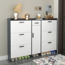  Ultra-thin dump shoe cabinet Simple modern household door large-capacity entrance cabinet saves space to store small shoe racks at home