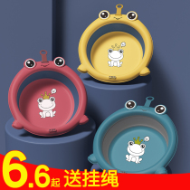 Children's washbasin female boy baby footbath cartoon washbasin cute foldable girl butt pp basin