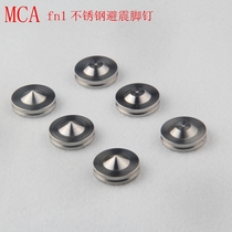 6 sets of MCAfn1 stainless steel shock absorber foot nails foot pads hi-fi universal shock absorber nails send double-sided stickers