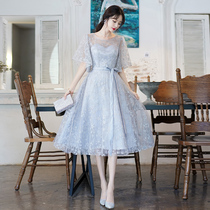 Large size small evening dress skirt Female fat mm belly cover thin bridesmaid suit quality dress skirt can usually be worn in summer