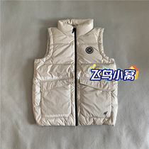 Li Ning WOW Wade Road Black Brand High-end Men Winter Sports White Goose Down Vest AMRQ009-4