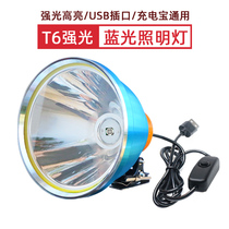 Bait Light Night Fishing Light Fishing Blue Light Lamp t6 Lamp Pearl 5V Fishing Glare Super Bright Charging Bao External USB Lamp