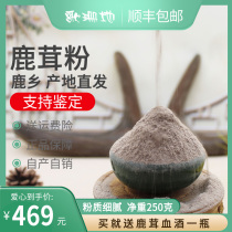 Jilin Mayflower deer antler powder 250g positive blood slice Zhengzong Antler Powder Dry Antler Powder and powdered half a white powder sheet