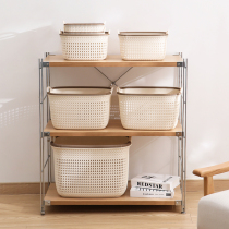 Plastic Debris Containing Basket Imitation Vine-knitted Bathrooms Containing Basket Domestic containing basket Debris Finishing Snack containing frame