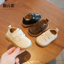 Female baby shoes spring and autumn womens shoes 2 A 1 year old autumn and winter boys small leather shoes Children Baby shoes soft bottom toddler
