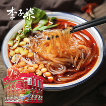 Li Zi Qi potato You bounce hot and sour powder bagged sweet potato powder Sichuan vermicelli rice noodle instant food 252g*7 bags