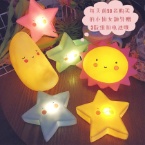 ins explosive Sun Moon Star Night Light Childrens luminous toy gift get up light LED light childrens room