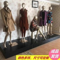 Clothing store floor foot stepping station people live broadcast platform wood running water table model base window display table wedding dress shop floor cabinet