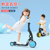 bebehoo childrens scooter can sit and ride three-in-one 2-year-old 3-6-year-old baby multi-function scooter