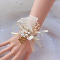 Sister Group beautiful hipster decorative bracelet Korean style super fairy wedding wedding hand wrist flower bride bridesmaid
