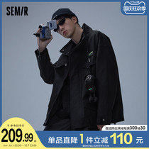 Y] Semir jacket mens jacket 2021 autumn new trend tooling mens loose clothes doll pendant tide