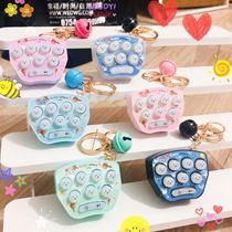 Childrens Handheld Gopher Game Machine Keychain Nostalgic Hanging Toys School Stationery Store Hot Sale