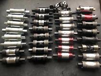 Mountain bike road car folding car dead flying square hole bearing Palin central shaft with waterproof screw Wantong 68 73mm