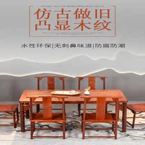 Paint pink household self-brushing paint door red wood wooden door big red small bucket VAT hand spray varnish mahogany