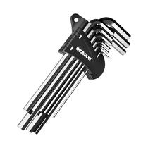 Comes Allen wrench 9-piece set extended ball head plum six-sided hexagon screwdriver inside hexagon male