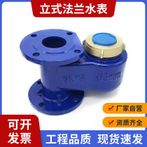 Cast iron vertical flange water meter cold and hot water vertical flange water meter DN50 65 80 100mm 2 inch 4 inch