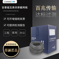 Conpuan Pump superfive type network cable amp non-shielded twisted pair oxygen-free copper engineering monitoring network cable 6-2195864