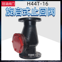 H44T flange swing check valve water pipe sewage pump with one-way backstop vertical horizontal flap dn50658010