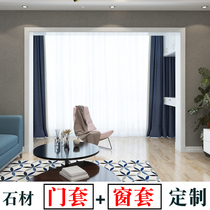 Imitation marble door cover bag edge custom balcony passageway door frame door edge modeling decoration solid wood bay window cover line