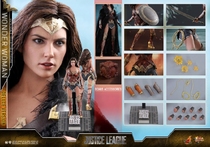 HT HotToys 1 6 Justice League Wonder Woman 3 0 Black Robe Edition Regular Deluxe Edition