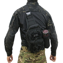 Deyi camp outdoor military fans tactical shoulder backpack shoulder bag multi-function tactical chest bag sports riding bag