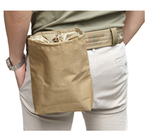 De Yi Ying outdoor folding recycling bag MOLLE waist hanging storage bag Outdoor cycling accessory bag multi-color