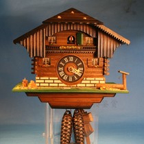 German famous brand two pine cones Cuckoo clock Cuckoo clock Wall clock Mechanical wall clock Western watch collection