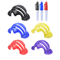 Golf Drawing Wire Instrumental Scribe Ball Instrumental Suit with Three-Color Pen Bead Chain Golf Accessories Supplies