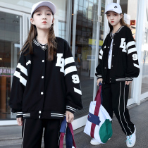Big childrens womens 10 autumn clothes 12 baseball suits 13 childrens sports casual wear autumn 15 girls clothes 14 years old
