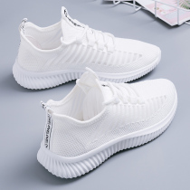 Tide brand breathable ins sneakers women 2021 new casual shoes flying net small white shoes autumn Joker womens shoes