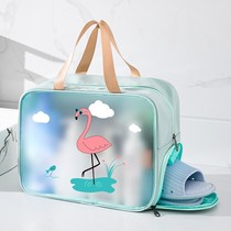 Children Swim Handbag Portable Travel Makeup Kits Ins Large Capacity Waterproof Dry Wet Separation Wash Bag Factory